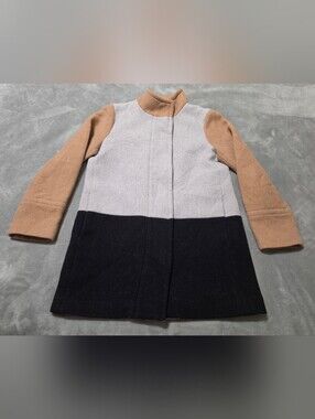 Chic and sophisticated J.Crew colorblock coat